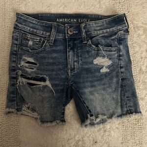 American Eagle Women’s Distressed Denim Shorts